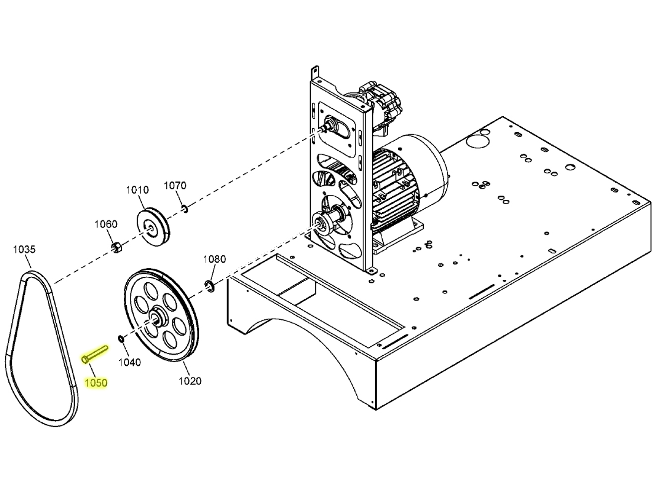 Quincy Compressor 0147196136 Hexagon Bolt