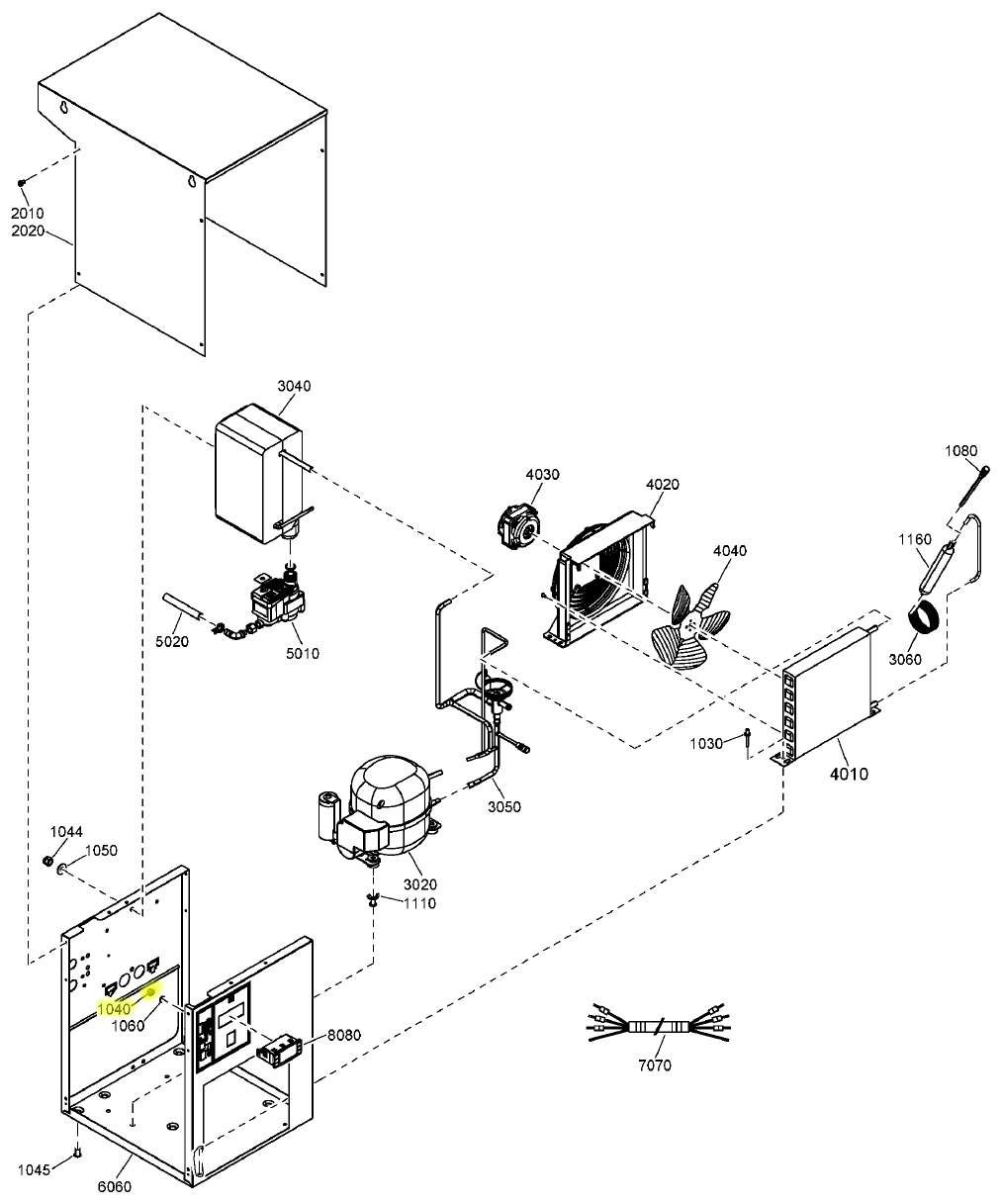 Quincy Compressor 0266210800 Hexagon Nut