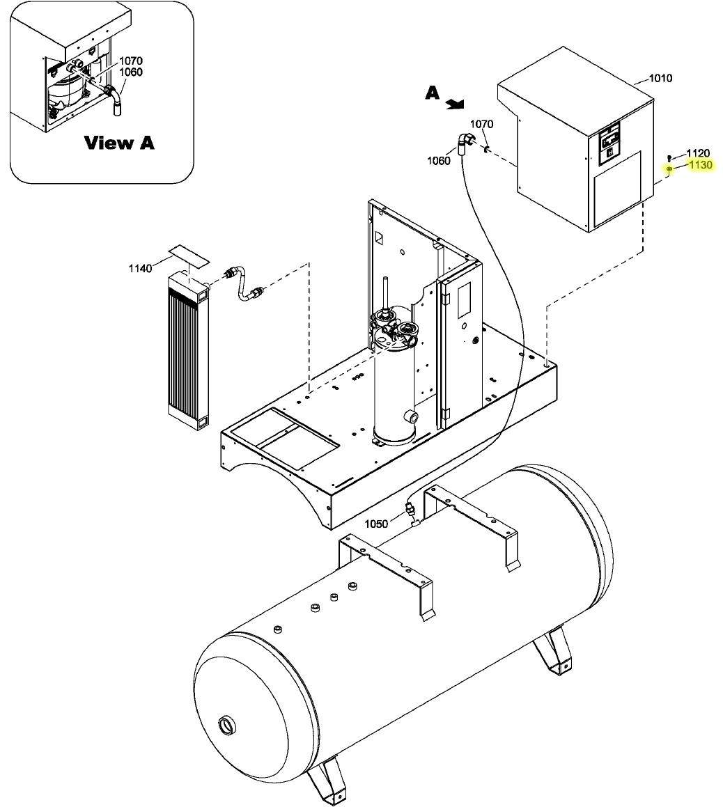 Quincy Compressor 0300801900 Plain Washer