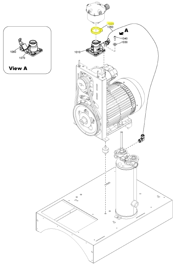 Quincy Compressor 0347611300 Hose Clamp