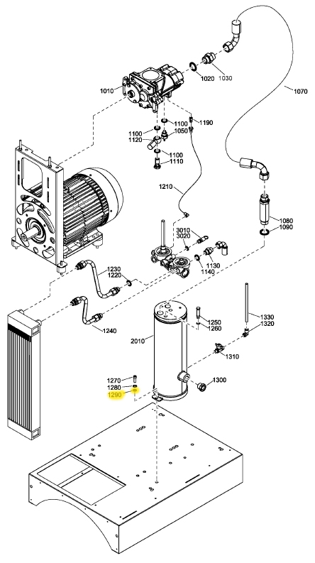 Quincy Compressor 0301233500 Plain Washer