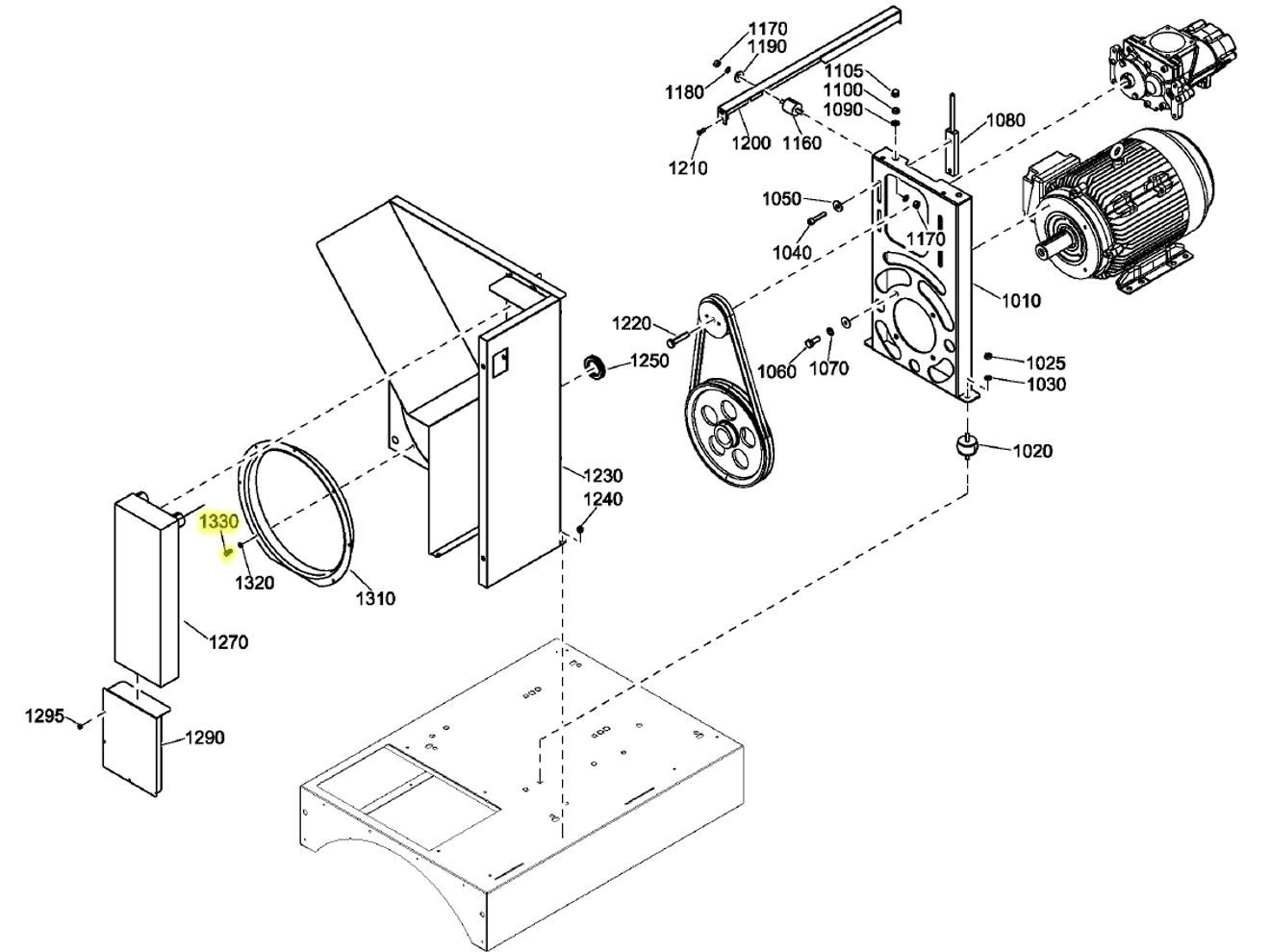 Quincy Compressor 0147117003 Hexagon Bolt