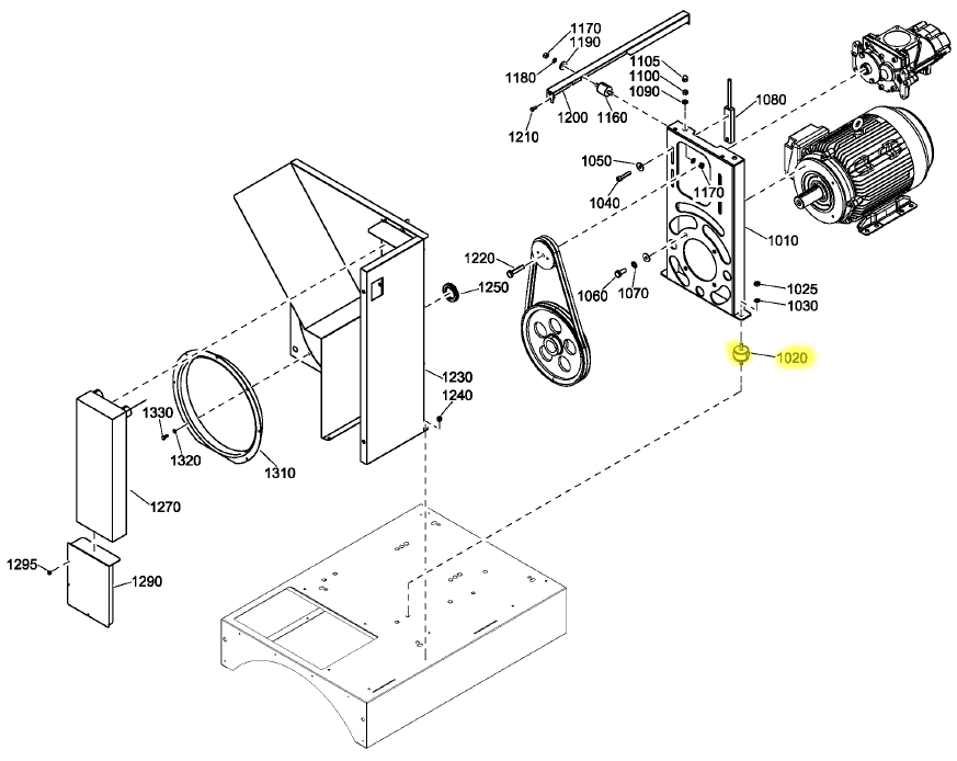 Quincy Compressor 0392110006 Damper