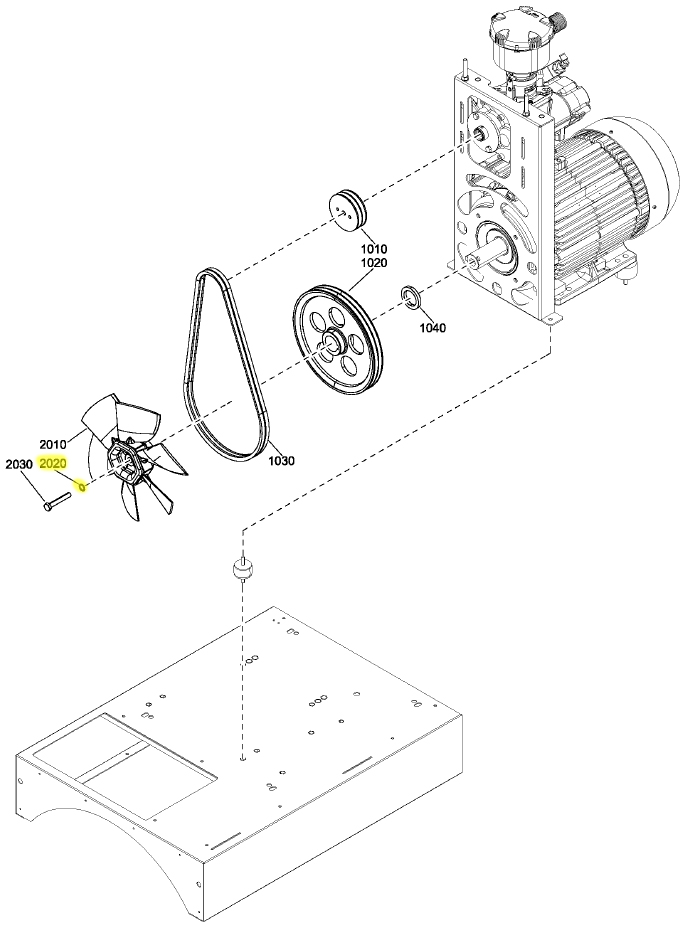 Quincy Compressor 0333310019 Lock Washer