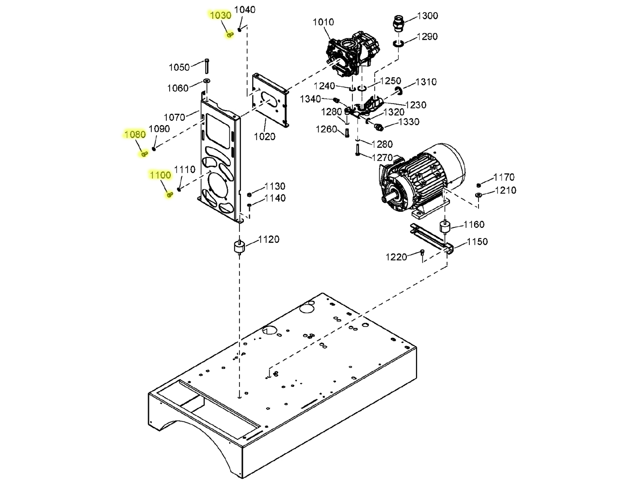 Quincy Compressor 0147132203 Screw