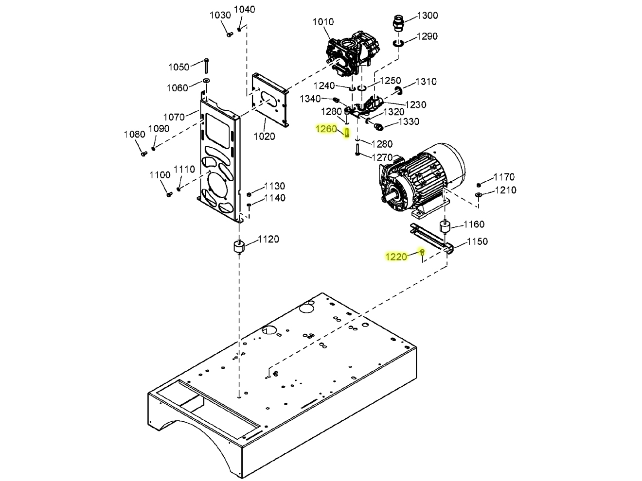 Quincy Compressor 0147132603 Screw