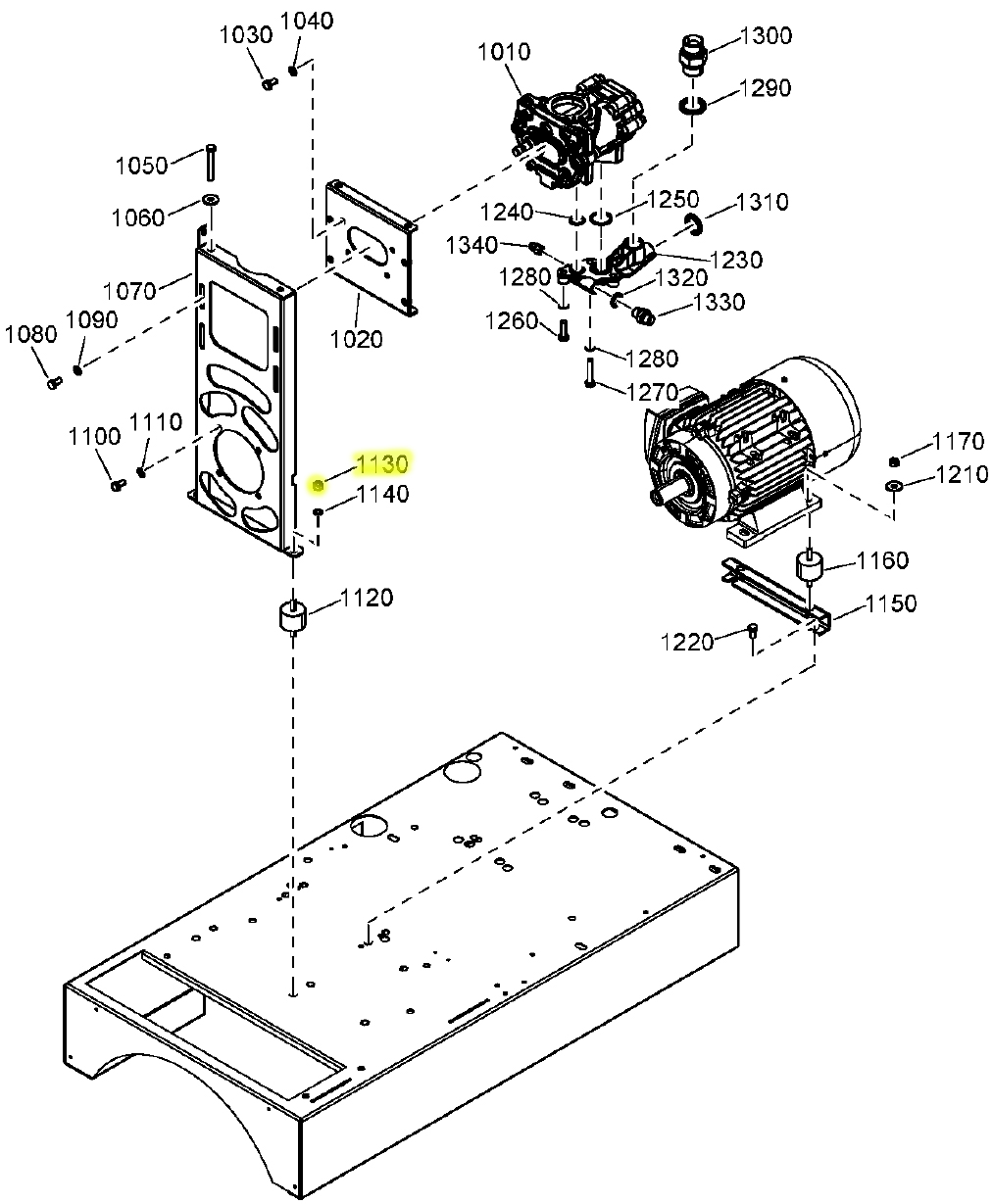 Quincy Compressor 0266211000 Nut