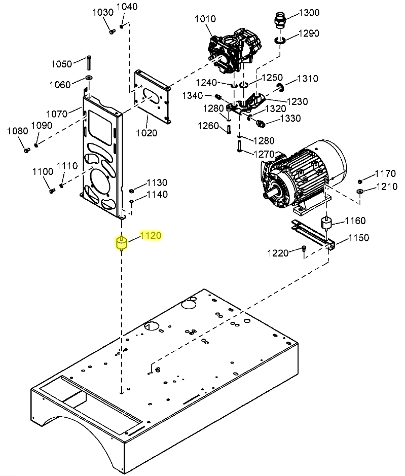 Quincy Compressor 0392110006 Damper