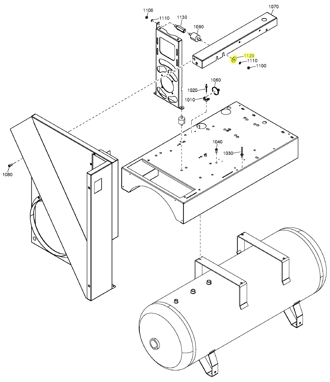 Quincy Compressor 0300801900 Plain Washer