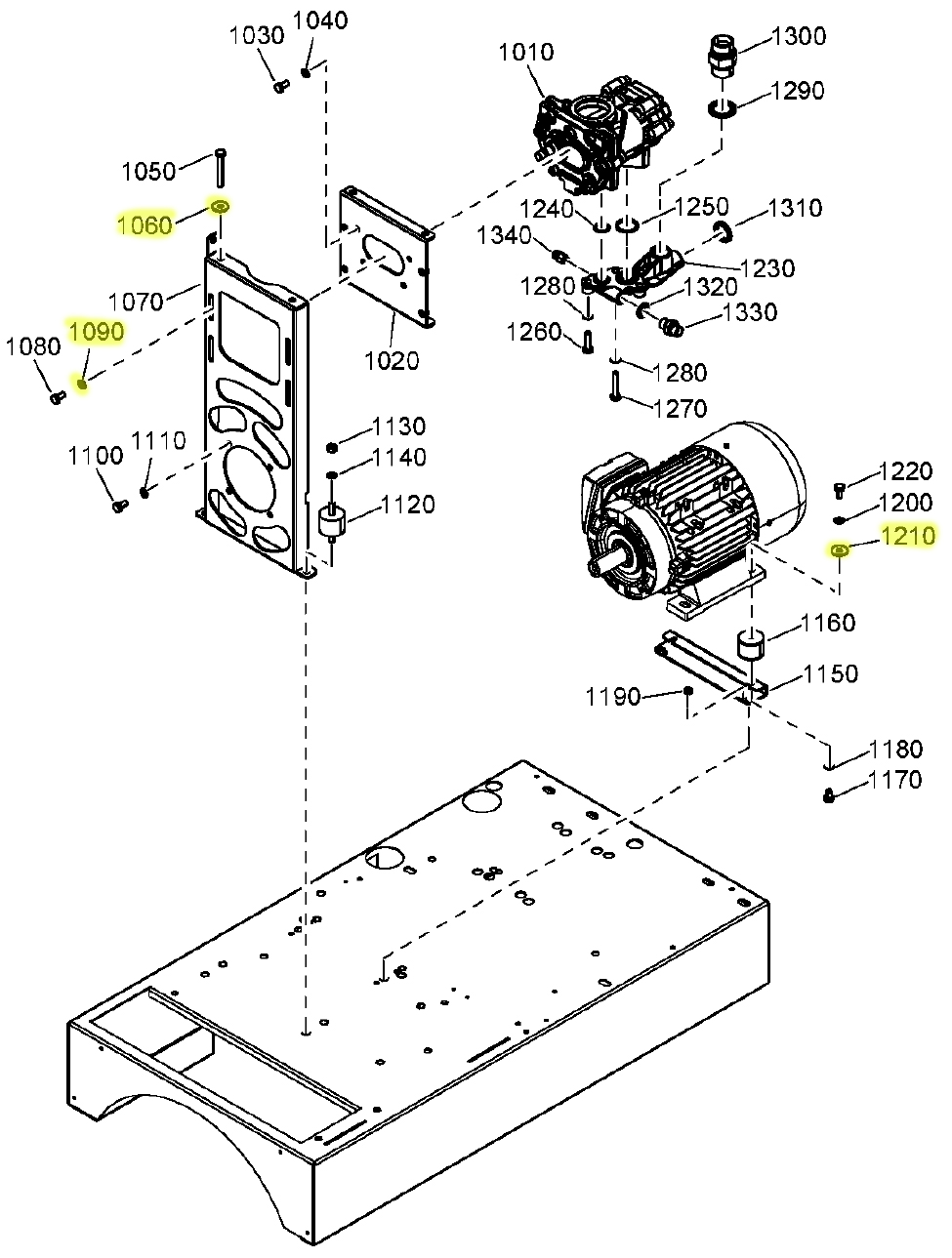 Quincy Compressor 0300801900 Plain Washer