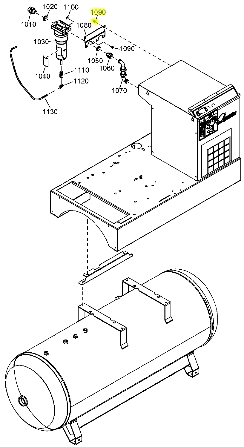 Quincy Compressor 0215000391 Screw