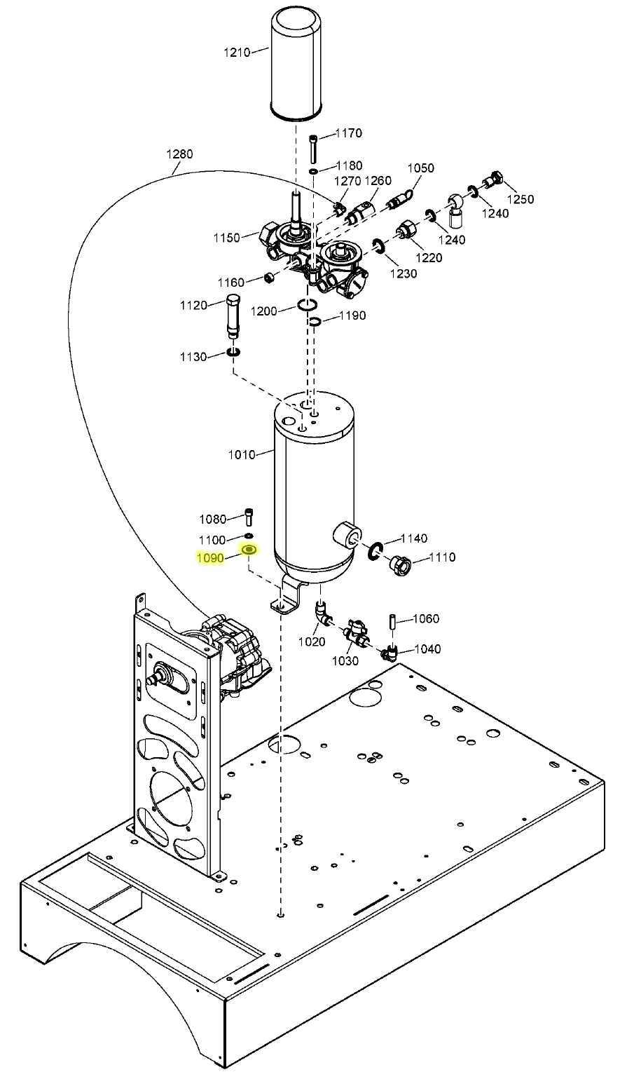 Quincy Compressor 0300801900 Plain Washer