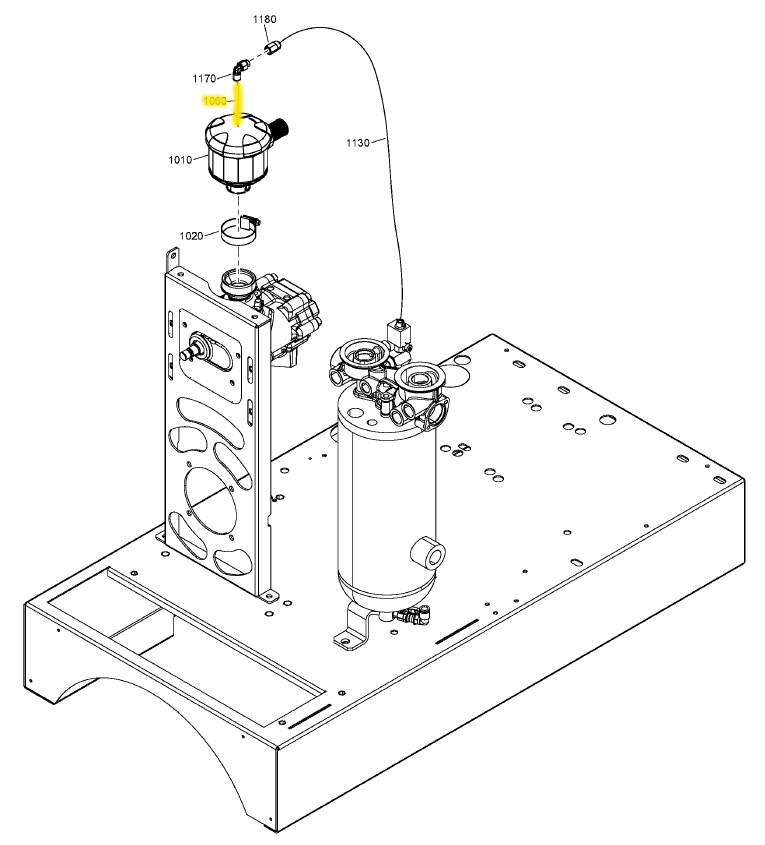 Quincy Compressor 0070600268 Plastic Tube